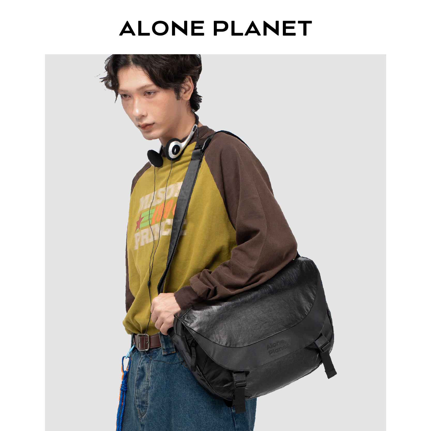 单肩斜跨包休闲潮流运动骑行