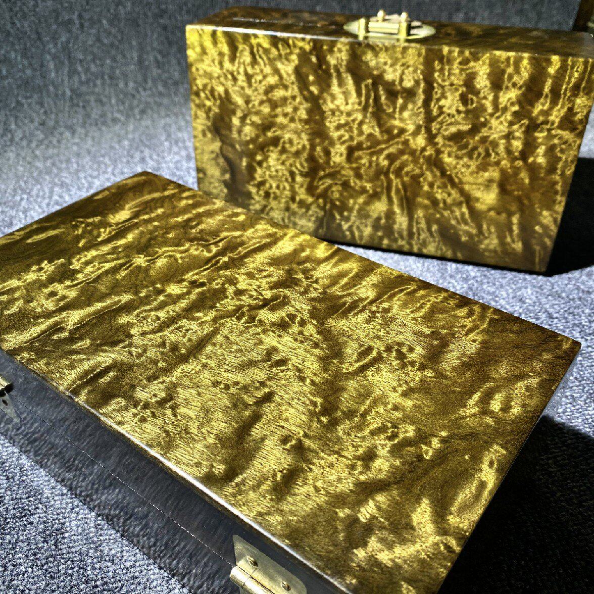 金丝楠木阴沉木首饰盒纯实木收纳盒收藏珠宝箱结婚送礼古典中式