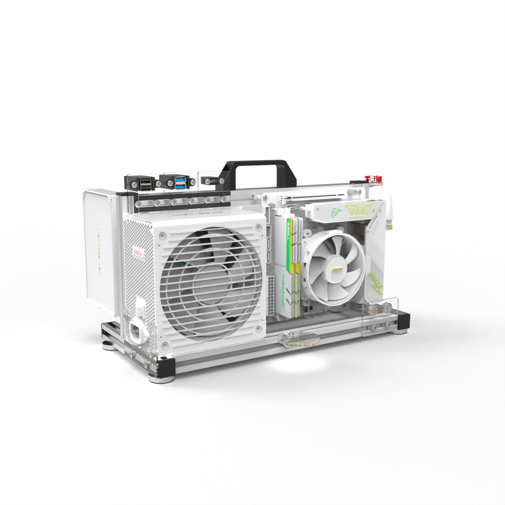 风冷水冷ITX迷你开放式电脑机箱