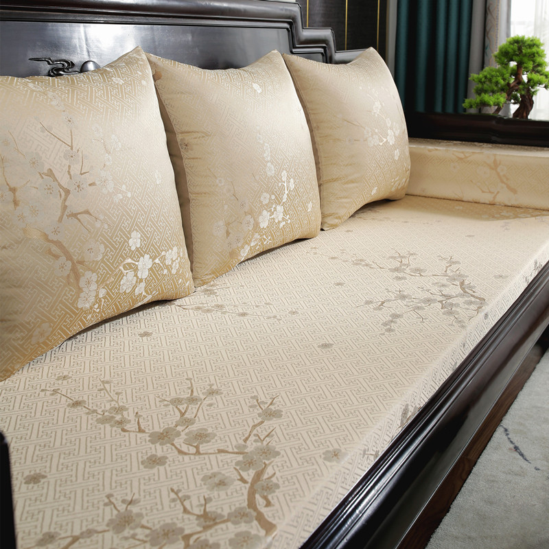 冬季红木实木沙发坐垫防滑加厚高密度海绵垫老式座垫定制沙发垫子