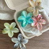 Заколка-крабик, элегантная заколка для волос, акула, аксессуар для волос, в цветочек, новая коллекция