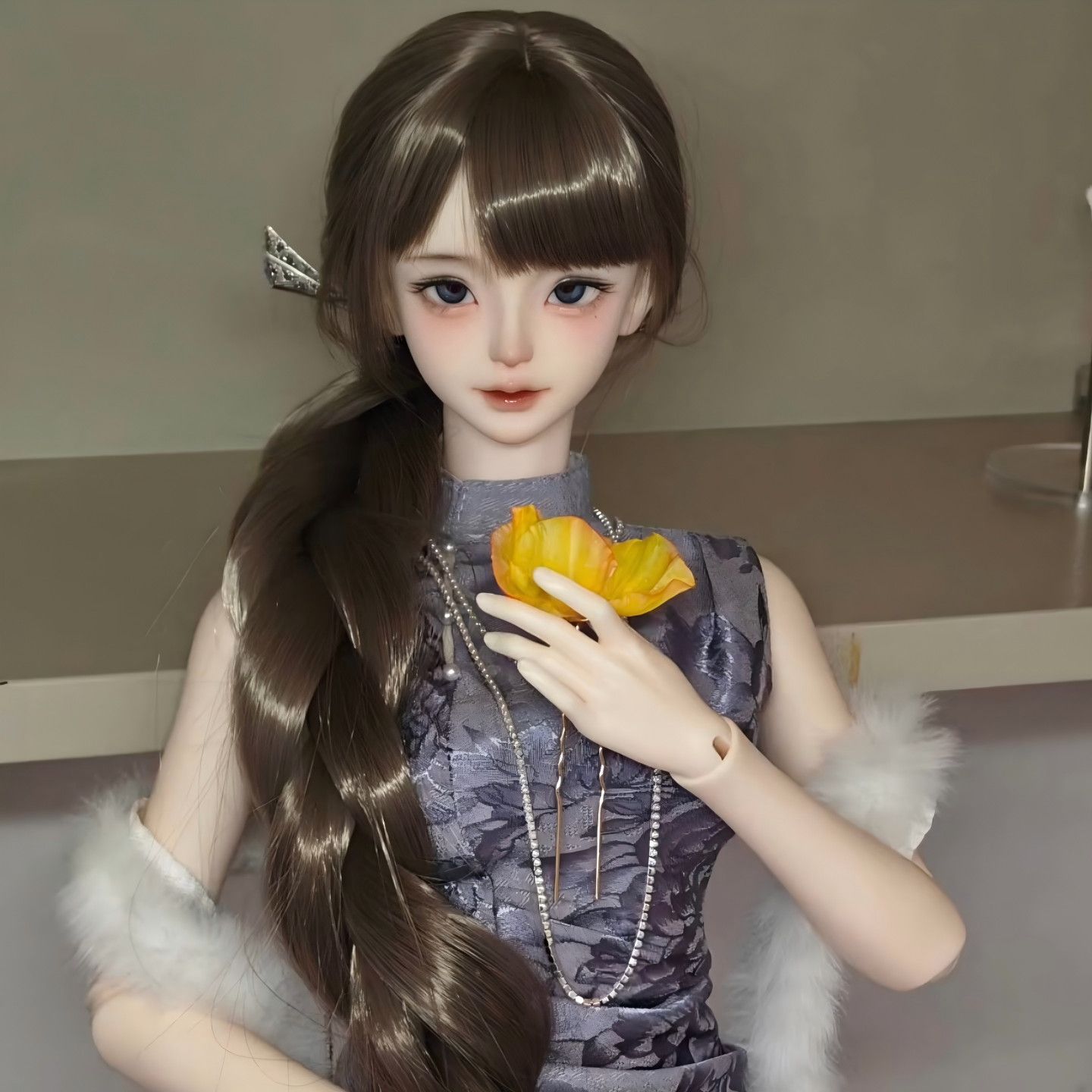 bjd娃娃sd娃3分女娃小姝 bjd御姐风素体关节人偶化妆娃娃气质女神
