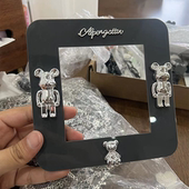 86型边框开关保护套墙贴墙壁插座装 饰卡通可爱遮丑轻奢90家用简约