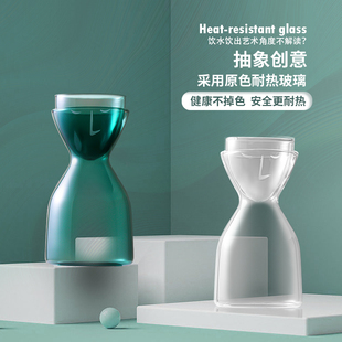 创意原色玻璃耐高温冷水壶家用冰箱轻奢果汁白开水凉水壶水杯套装