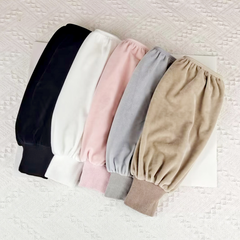 袖套女秋冬羽绒服耐脏罗口套袖