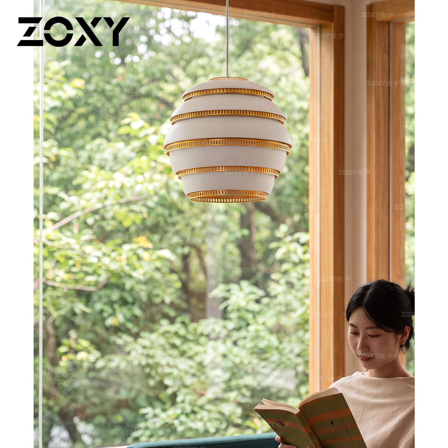 zoxy 北欧蜂巢餐厅吊灯 阿尔托Artek设计师中古风创意书房吧台灯