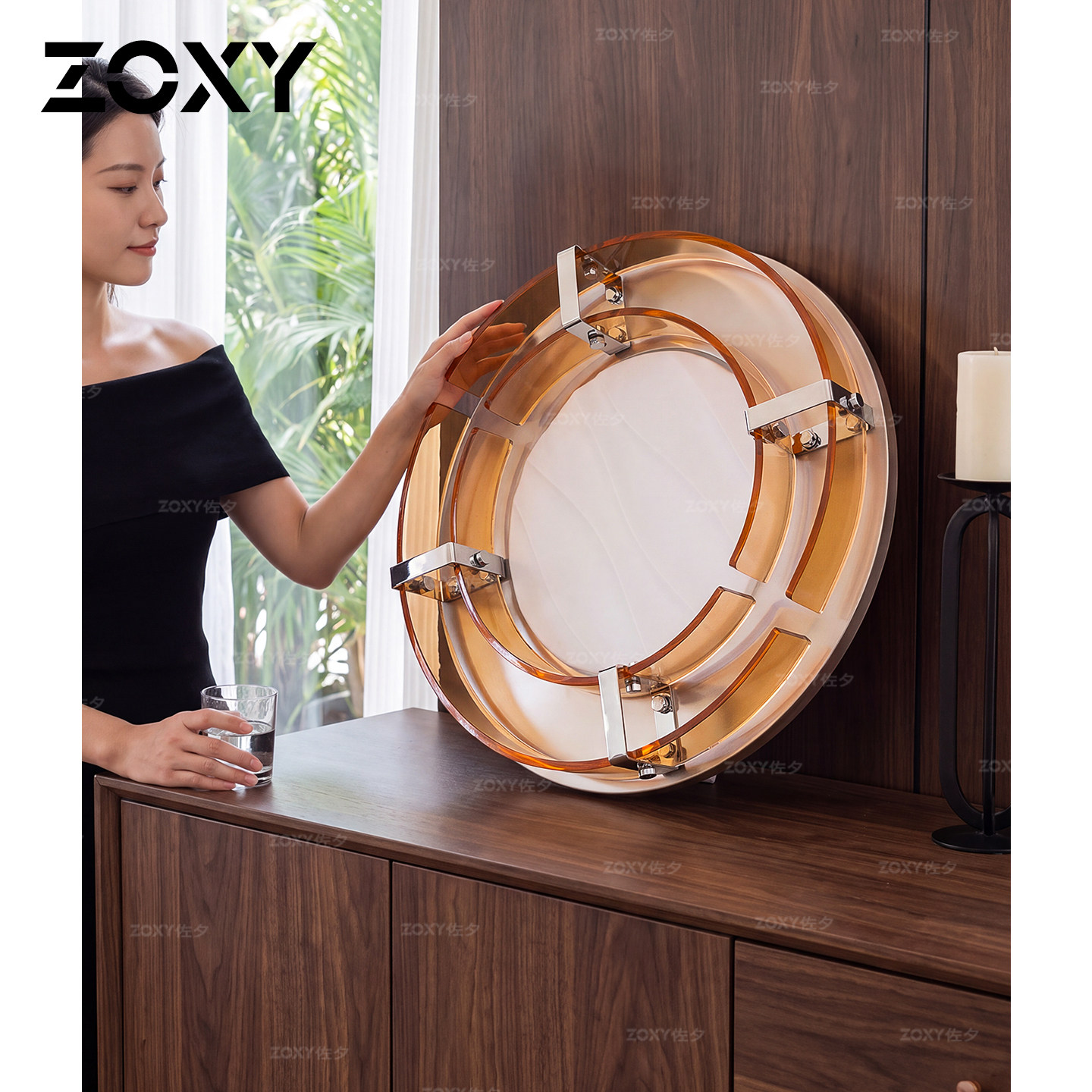 zoxy包豪斯设计师款LED吸顶灯图片