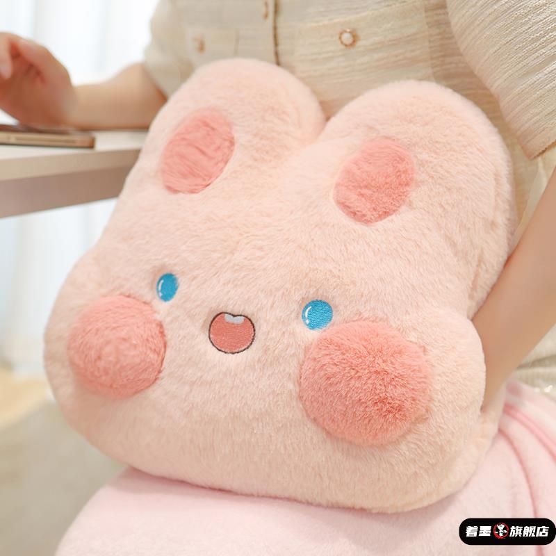 暖手玩偶抱枕插手毯子二合一办公室靠枕睡觉