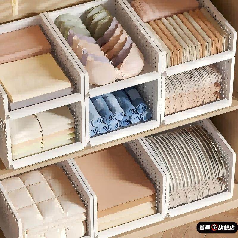 衣柜分层隔板收纳神器抽屉式衣物整理置物架宿舍衣橱收纳箱子抽拉,收纳整理,杂物压缩袋,淘宝优惠券,粉丝福利购,淘宝优惠卷