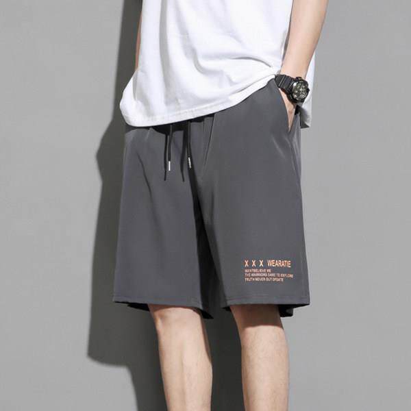 男生速干宽松运动五分裤夏季冰丝休闲裤子男生夏天运动短裤百搭裤