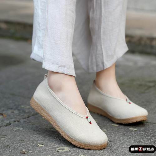 老北京防滑透气禅意布鞋新款春秋