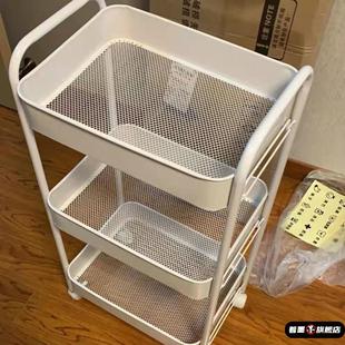 卫生间三角置物架落地式铁艺浴室多层收纳柜洗漱台厕所夹缝小推车