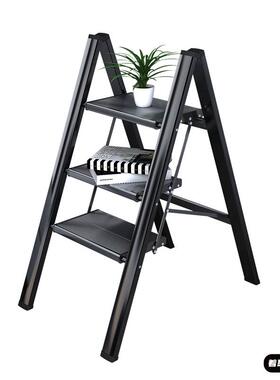 多功能折叠梯人字伸缩梯家用梯子加厚梯室内楼梯三四步小梯凳Y205