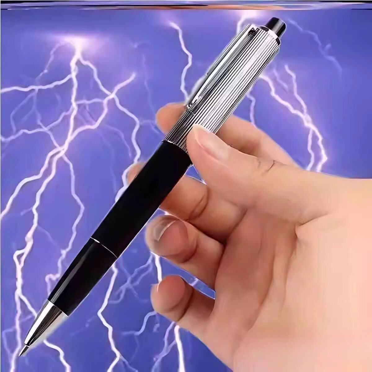 整蛊电击笔口香糖玩具整人电人笔学生提神恶搞带电触电笔坑人礼物