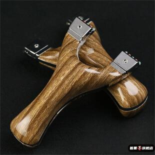 木质强力精准弹弓高精度暴力大全配大威力皮筋手感好户外反曲弓