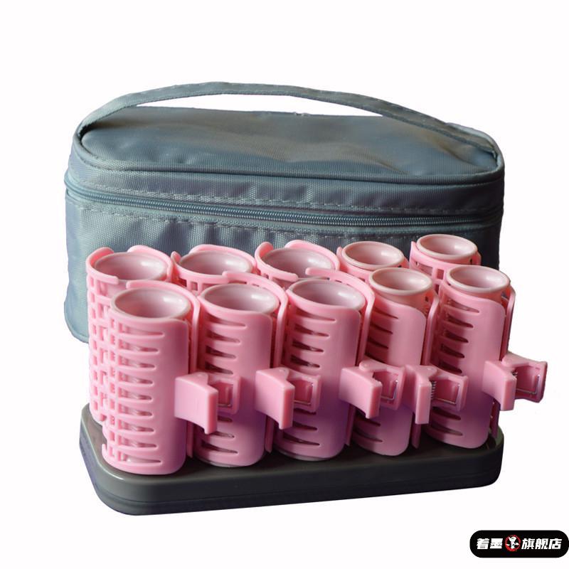 厂家电子卷发器10个装不伤发卷发筒卷发器烫梨花头大卷