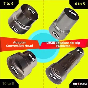 排烟管变径接头燃气热水器不锈钢烟道排气管大小转换连圈排烟管头