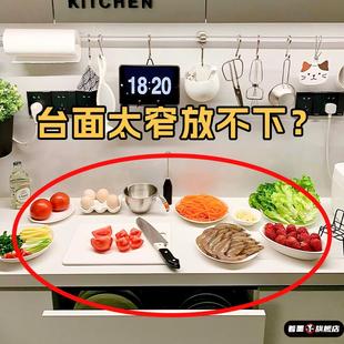 吸盘刀架壁挂式厨房置物架台面菜刀收纳盒沥水挂墙刀具收纳层架