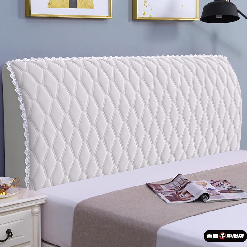 2025新款床头罩加厚木床靠背软包全包床头保