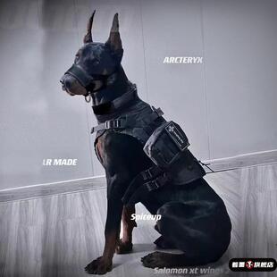 战术狗狗胸背带k9中大型犬牵引绳背心式德牧马犬杜宾衣服外出遛狗