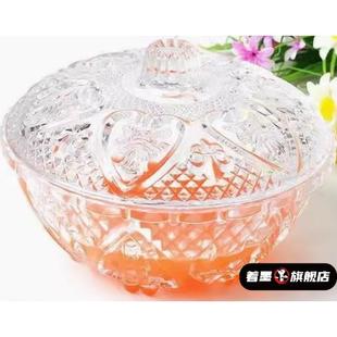 装小碗的醉虾带盖玻璃甜品碗燕窝沙拉碗咸菜碗糖缸盛切好水果的碗
