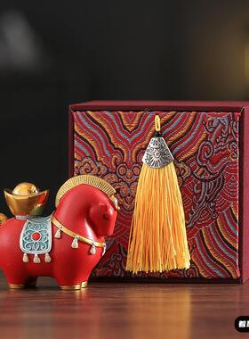 马年生肖摆件国潮唐马马马上有钱招财创意礼品礼物公司年会伴手礼