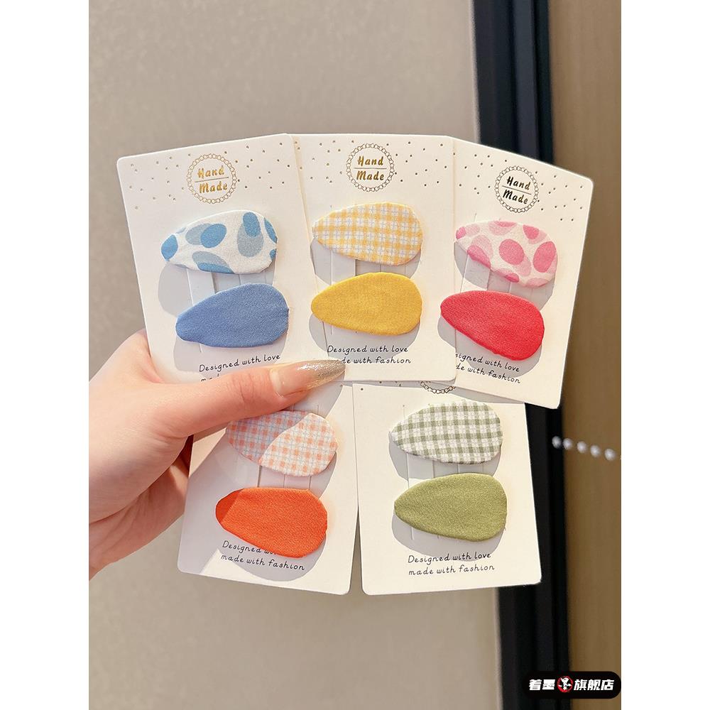 儿童水滴发夹女童碎发刘海侧边夹小女孩发卡