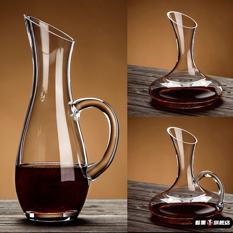 红酒分酒器高级感醒酒器水晶玻璃瓶酒杯家用商用葡萄酒醒酒壶神器,餐饮具,分酒器,淘宝优惠券,粉丝福利购,淘宝优惠卷