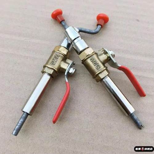 汽车轮胎快速充气杆货车加气杆带油表加长加