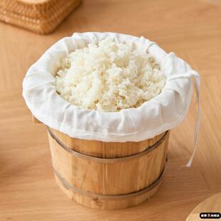 木桶蒸饭袋食品级专用蒸饭纱布袋耐高温卤料袋饭团袋过滤袋非纯棉