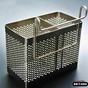 消毒柜可挂筷子篮不锈钢刀叉收纳盒沥水网置物架洗碗机筷子笼筒篓