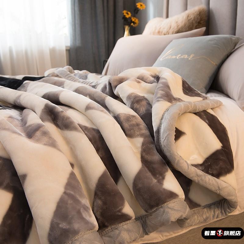 冬季学生宿舍专用加厚毛毯拉舍尔盖毯单人午