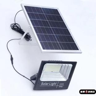 2025新款 太阳能投光灯LED户外灯家用庭院灯新农村超亮防水路灯