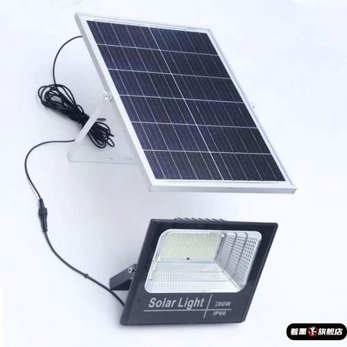 2025新款太阳能投光灯LED户外灯家用庭院灯