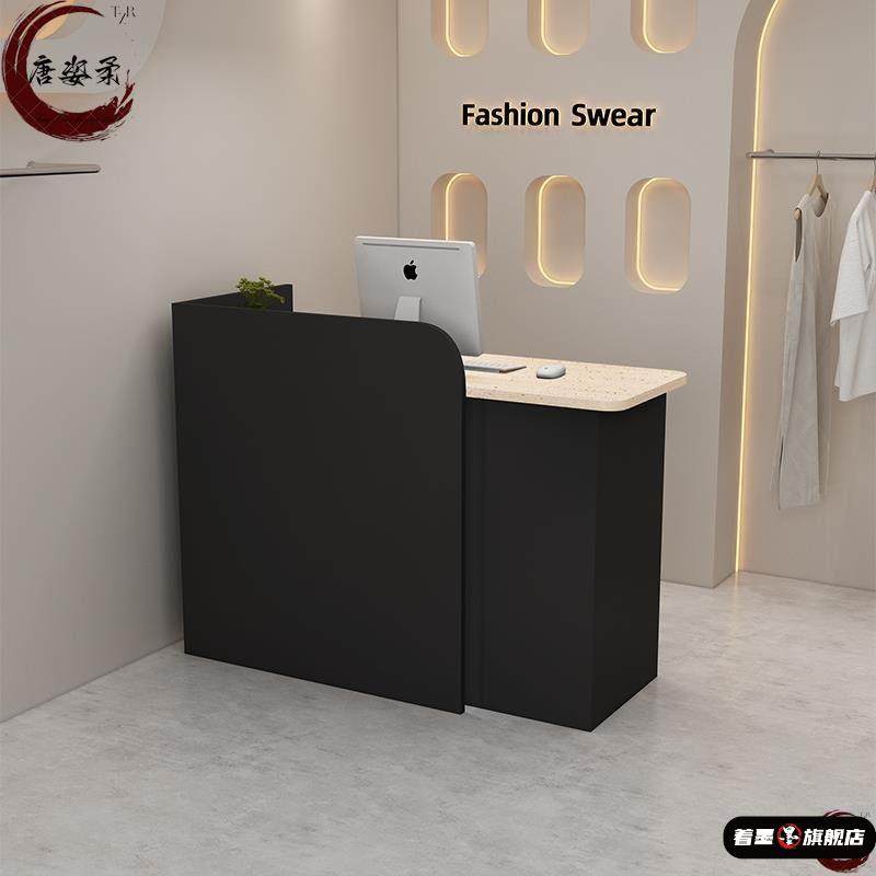 服装店收银台小型转角吧台女装店收款台美容院接待台童装店前台柜