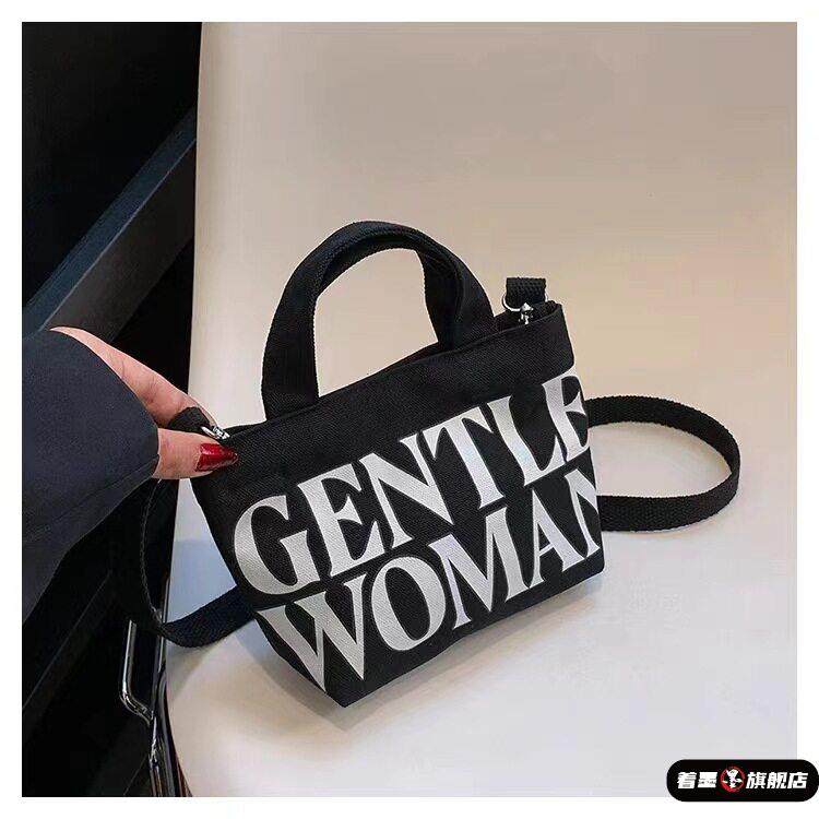 帆布包女单肩2025新款迷你手提包ins百搭休闲斜挎手拎手机小挎包,箱包皮具/热销女包/男包,腋下包,淘宝优惠券,粉丝福利购,淘宝优惠卷