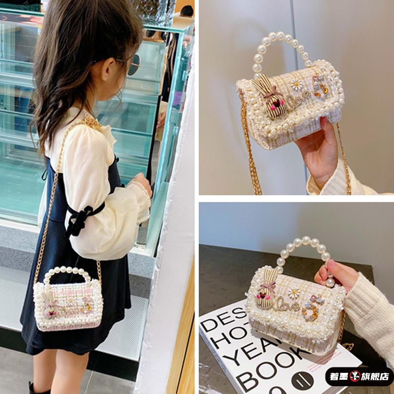 儿童小孩斜挎包包女童可爱新款2025小女孩时尚公主背包零钱小跨包