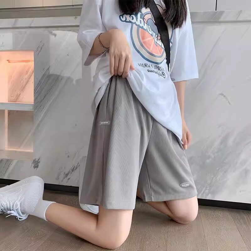 孕妇透气薄款冰丝短裤夏季薄款外穿冰丝五分打底裤小个子夏天休闲