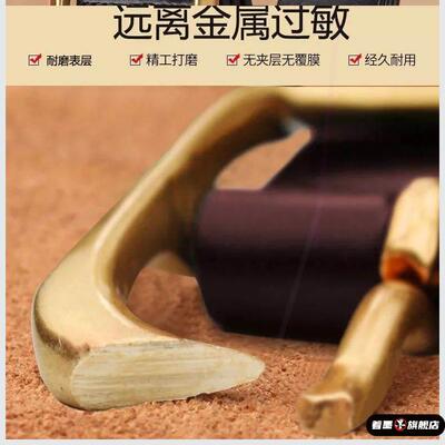 男牛皮皮带带头复古牛仔款铜双面