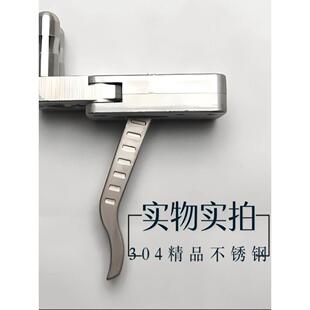 撒放器304不锈钢复合握式多功能双卡鱼鳔散放器弹射联动开关玩具