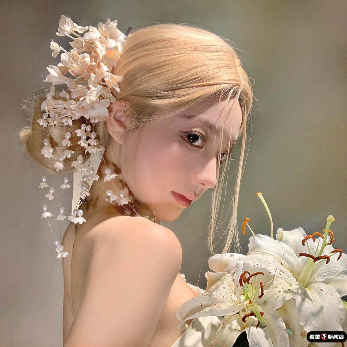 铃兰花朵流苏发夹新款复古新中式花朵紫色发饰品古风旗袍头花配饰,饰品/流行首饰/时尚饰品新,发饰,淘宝优惠券,粉丝福利购,淘宝优惠卷