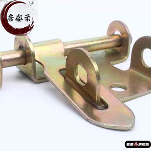 大门栓焊接铁门栓大门双开门左右门扣老式门锁门栓子门扣铁门插销