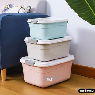 收钱盒 钱箱子摆摊储物箱大容量家用证件文件学生保密小箱子塑料