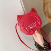 韩版 儿童零钱小包包潮 宝宝单肩斜挎包小女孩公主可爱猫咪洋气时尚