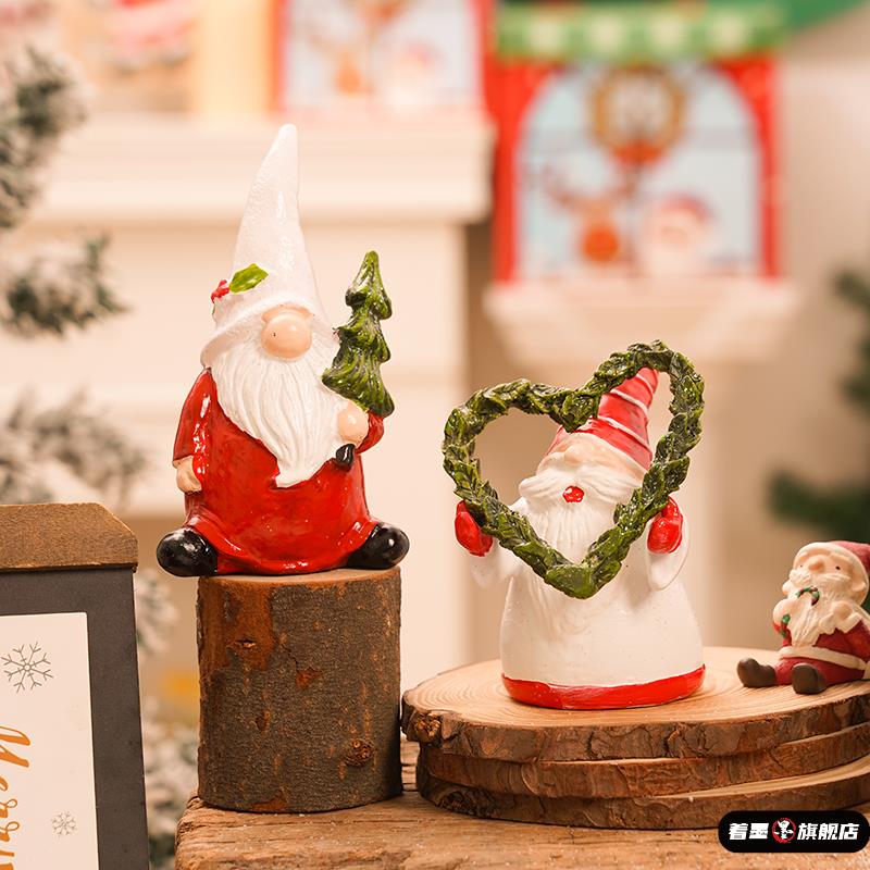 圣诞节室内装饰玩偶装饰Gnomes花园精灵侏儒