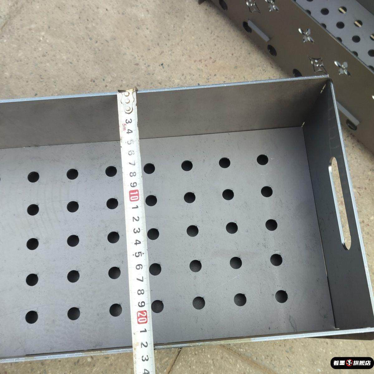 庭院烧烤炉架子户外家用小型便捷式不锈钢木炭加厚碳钢简易可拆卸