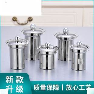 加厚不锈钢带盖茶漏茶滤茶叶过滤网茶壶内胆泡茶过滤器玻璃壶配件