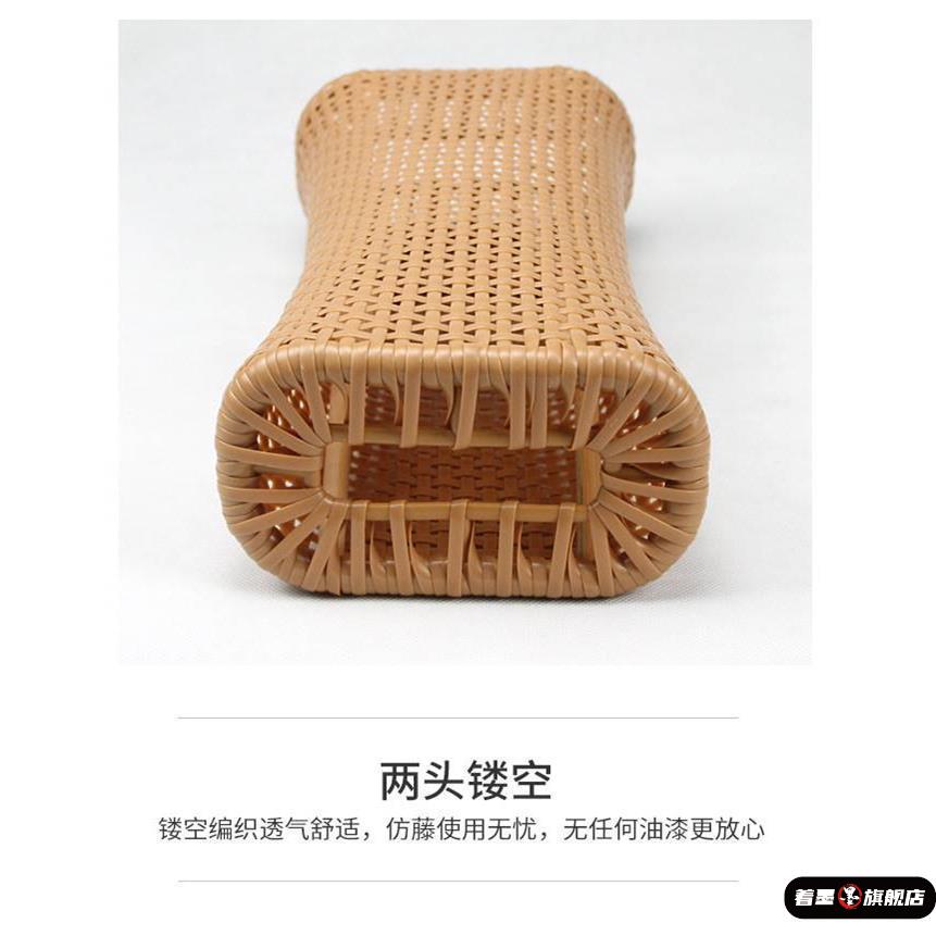 藤编空心枕头夏季凉枕天然凉席竹透气枕头专