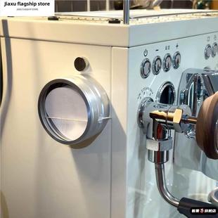 咖啡滤纸收纳盒磁吸防尘放过滤纸58mm51圆形器具咖啡机壁挂储存盒