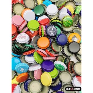 汽水盖饮料装饰个性平面啤酒瓶盖diy手工材料啤酒盖工艺品